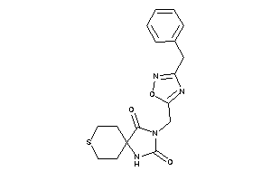 Image of 3-[(3-benzyl-1,2,4-oxadiazol-5-yl)methyl]-8-thia-1,3-diazaspiro[4.5]decane-2,4-quinone