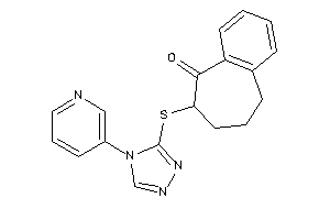 Image of 8-[[4-(3-pyridyl)-1,2,4-triazol-3-yl]thio]-5,6,7,8-tetrahydrobenzocyclohepten-9-one