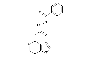N'-[2-(6,7-dihydro-4H-thieno[3,2-c]pyran-4-yl)acetyl]benzohydrazide