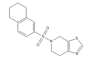 Image of 5-tetralin-6-ylsulfonyl-6,7-dihydro-4H-thiazolo[5,4-c]pyridine