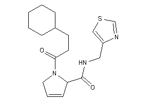 1-(3-cyclohexylpropanoyl)-N-(thiazol-4-ylmethyl)-3-pyrroline-2-carboxamide