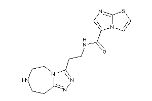 N-[2-(6,7,8,9-tetrahydro-5H-[1,2,4]triazolo[3,4-g][1,4]diazepin-3-yl)ethyl]imidazo[2,1-b]thiazole-5-carboxamide
