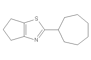2-cycloheptyl-5,6-dihydro-4H-cyclopenta[d]thiazole