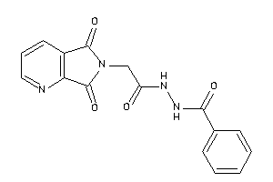 Image of N'-[2-(5,7-diketopyrrolo[3,4-b]pyridin-6-yl)acetyl]benzohydrazide