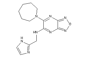 Image of [6-(azepan-1-yl)furazano[3,4-b]pyrazin-5-yl]-(1H-imidazol-2-ylmethyl)amine