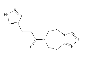 3-(1H-pyrazol-4-yl)-1-(5,6,8,9-tetrahydro-[1,2,4]triazolo[3,4-g][1,4]diazepin-7-yl)propan-1-one