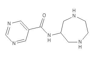 Image of N-(1,4-diazepan-6-yl)pyrimidine-5-carboxamide