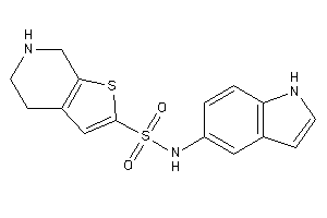 N-(1H-indol-5-yl)-4,5,6,7-tetrahydrothieno[2,3-c]pyridine-2-sulfonamide