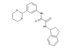 N'-[3-(1,3-dithian-2-yl)phenyl]-N-indan-1-yl-oxamide