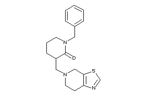 1-benzyl-3-(6,7-dihydro-4H-thiazolo[5,4-c]pyridin-5-ylmethyl)-2-piperidone