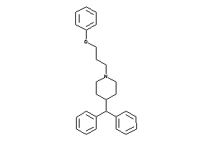 4-benzhydryl-1-(3-phenoxypropyl)piperidine