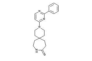 3-(2-phenylpyrimidin-4-yl)-3,10-diazaspiro[5.6]dodecan-9-one