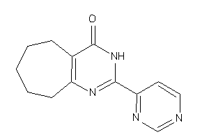 2-(4-pyrimidyl)-3,5,6,7,8,9-hexahydrocyclohepta[d]pyrimidin-4-one