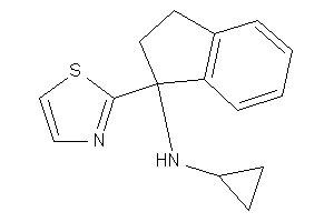 Image of Cyclopropyl-(1-thiazol-2-ylindan-1-yl)amine