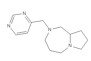 2-(4-pyrimidylmethyl)-1,3,4,5,7,8,9,9a-octahydropyrrolo[1,2-a][1,4]diazepine