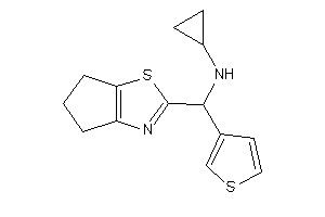 Cyclopropyl-[5,6-dihydro-4H-cyclopenta[d]thiazol-2-yl(3-thienyl)methyl]amine
