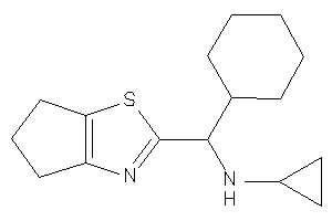 Image of [cyclohexyl(5,6-dihydro-4H-cyclopenta[d]thiazol-2-yl)methyl]-cyclopropyl-amine
