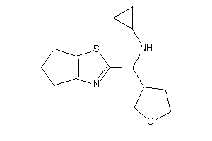 Image of Cyclopropyl-[5,6-dihydro-4H-cyclopenta[d]thiazol-2-yl(tetrahydrofuran-3-yl)methyl]amine