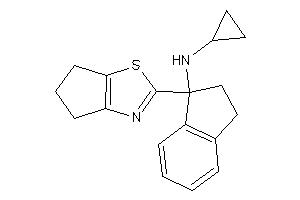 Cyclopropyl-[1-(5,6-dihydro-4H-cyclopenta[d]thiazol-2-yl)indan-1-yl]amine