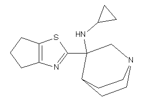 Cyclopropyl-[3-(5,6-dihydro-4H-cyclopenta[d]thiazol-2-yl)quinuclidin-3-yl]amine