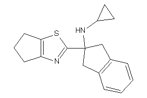 Cyclopropyl-[2-(5,6-dihydro-4H-cyclopenta[d]thiazol-2-yl)indan-2-yl]amine