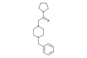 2-(4-benzylpiperazino)-1-pyrrolidino-ethanone