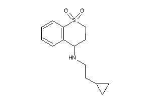 Image of 2-cyclopropylethyl-(1,1-diketo-3,4-dihydro-2H-thiochromen-4-yl)amine
