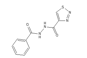 Image of N'-benzoylthiadiazole-4-carbohydrazide