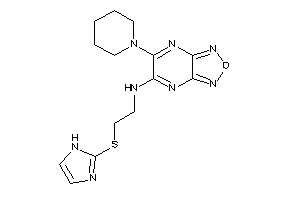 2-(1H-imidazol-2-ylthio)ethyl-(6-piperidinofurazano[3,4-b]pyrazin-5-yl)amine