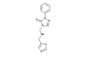 1-phenyl-4-[(thiazol-5-ylmethylamino)methyl]tetrazole-5-thione