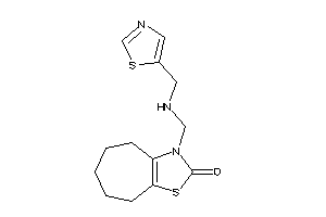 3-[(thiazol-5-ylmethylamino)methyl]-5,6,7,8-tetrahydro-4H-cyclohepta[d]thiazol-2-one