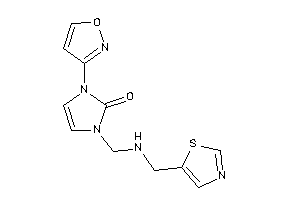 Image of 1-isoxazol-3-yl-3-[(thiazol-5-ylmethylamino)methyl]-4-imidazolin-2-one