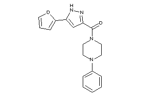 [5-(2-furyl)-1H-pyrazol-3-yl]-(4-phenylpiperazino)methanone