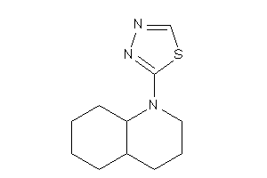 2-(3,4,4a,5,6,7,8,8a-octahydro-2H-quinolin-1-yl)-1,3,4-thiadiazole