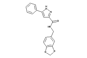 Image of 5-phenyl-N-piperonyl-1H-pyrazole-3-carboxamide