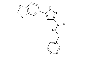 5-(1,3-benzodioxol-5-yl)-N-benzyl-1H-pyrazole-3-carboxamide