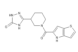 3-[1-(4H-thieno[3,2-b]pyrrole-5-carbonyl)-3-piperidyl]-1,4-dihydro-1,2,4-triazol-5-one