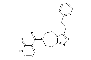 3-(3-phenethyl-5,6,8,9-tetrahydro-[1,2,4]triazolo[3,4-g][1,4]diazepine-7-carbonyl)-2-pyridone