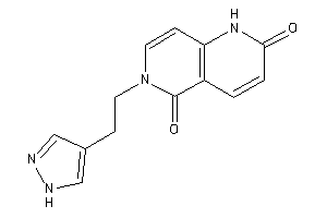 Image of 6-[2-(1H-pyrazol-4-yl)ethyl]-1H-1,6-naphthyridine-2,5-quinone