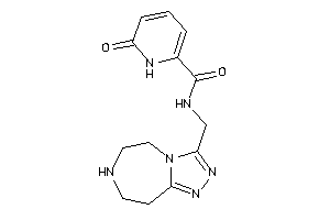 Image of 6-keto-N-(6,7,8,9-tetrahydro-5H-[1,2,4]triazolo[3,4-g][1,4]diazepin-3-ylmethyl)-1H-pyridine-2-carboxamide