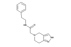 N-phenethyl-2-(2,4,6,7-tetrahydropyrazolo[4,3-c]pyridin-5-yl)acetamide