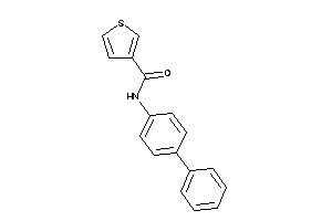 Image of N-(4-phenylphenyl)thiophene-3-carboxamide