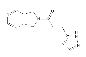 1-(5,7-dihydropyrrolo[3,4-d]pyrimidin-6-yl)-3-(1H-1,2,4-triazol-5-yl)propan-1-one