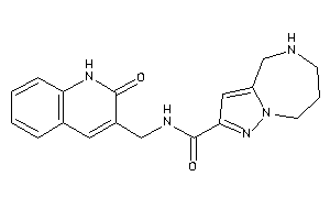N-[(2-keto-1H-quinolin-3-yl)methyl]-5,6,7,8-tetrahydro-4H-pyrazolo[1,5-a][1,4]diazepine-2-carboxamide