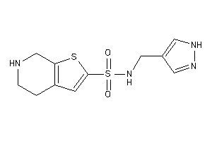 N-(1H-pyrazol-4-ylmethyl)-4,5,6,7-tetrahydrothieno[2,3-c]pyridine-2-sulfonamide