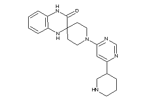 Image of 1'-[6-(3-piperidyl)pyrimidin-4-yl]spiro[1,4-dihydroquinoxaline-3,4'-piperidine]-2-one
