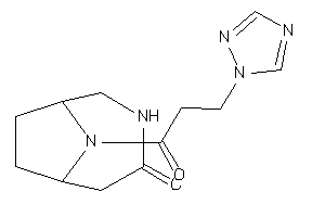 9-[3-(1,2,4-triazol-1-yl)propanoyl]-4,9-diazabicyclo[4.2.1]nonan-3-one