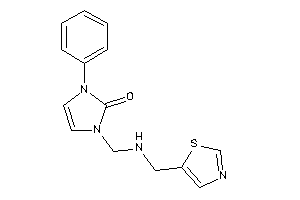 1-phenyl-3-[(thiazol-5-ylmethylamino)methyl]-4-imidazolin-2-one