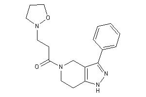 Image of 3-isoxazolidin-2-yl-1-(3-phenyl-1,4,6,7-tetrahydropyrazolo[4,3-c]pyridin-5-yl)propan-1-one
