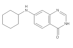 7-(cyclohexylamino)-3H-quinazolin-4-one